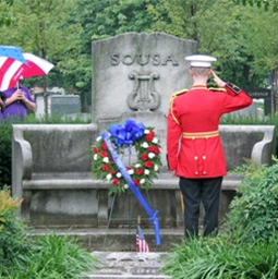 Sousa's Tombstone at Historic Congressional Cemetery
